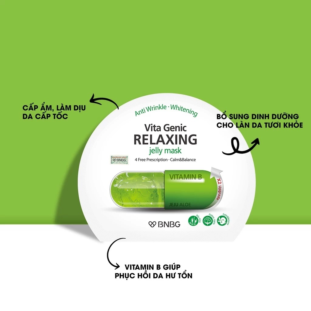 Mặt nạ BNBG Vita Genic Jelly Mask và BNBG Skin Booster dưỡng ẩm, làm sáng, thư giãn - 3000 Love | BigBuy360 - bigbuy360.vn