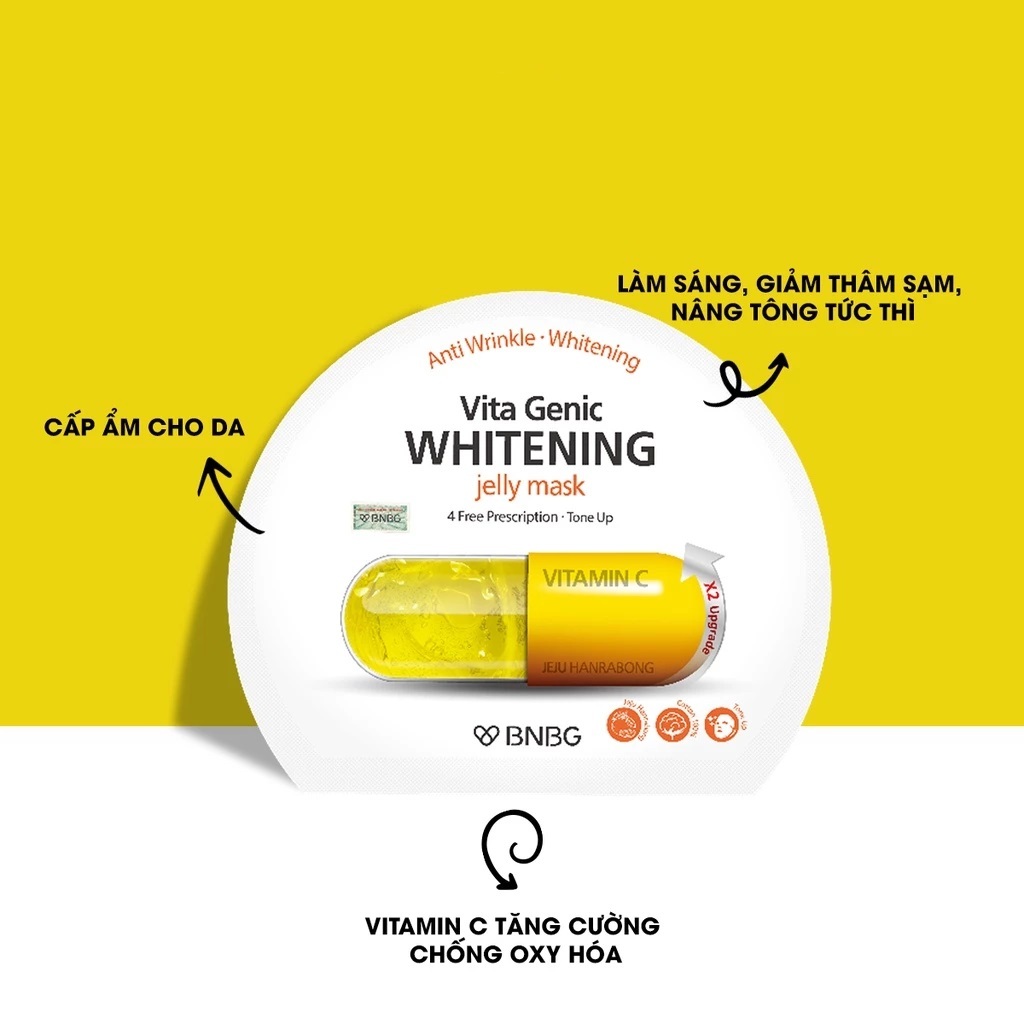 Mặt nạ BNBG Vita Genic Jelly Mask và BNBG Skin Booster dưỡng ẩm, làm sáng, thư giãn - 3000 Love | BigBuy360 - bigbuy360.vn