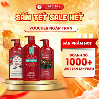  Dầu gội xả OLD SPICE 2IN1 THICK & FULL-BEARGLOVE-PURE SPORT Nuôi dưỡng tóc chắc khoẻ Hương nước hoa 