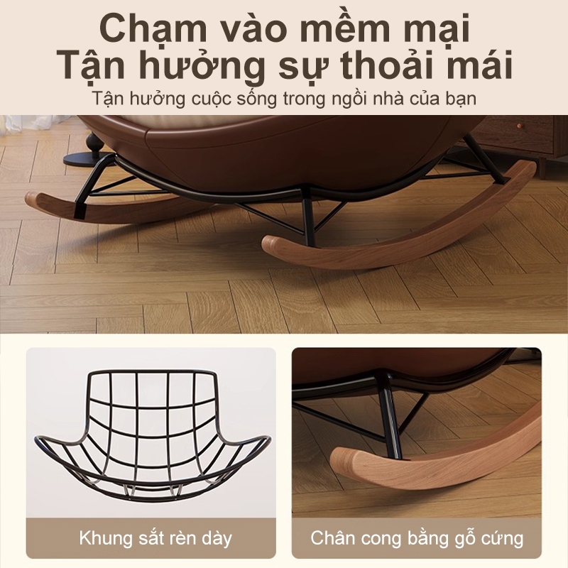 ghế lười bập bênh ghế tựa phòng ngủ-Ghế bập bênh đôi thư giãn | BigBuy360 - bigbuy360.vn