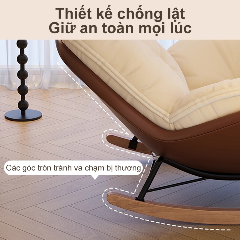ghế lười bập bênh ghế tựa phòng ngủ-Ghế bập bênh đôi thư giãn | BigBuy360 - bigbuy360.vn