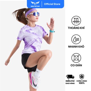  Áo Thun Chạy Bộ Nữ Wolf Active Ascent W272 Chất Liệu Active Pro Nhẹ Nhàng Mát Mẻ Bền 