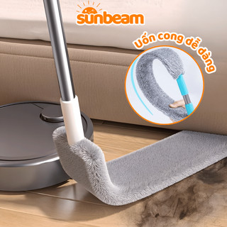 Chổi Quét Bụi Đa Năng SUNBEAM, Cây Lau Uốn Dẻo Dọn Gầm Giường, Khe Tủ, Quét Màng Nhện,... Tiện Lợi