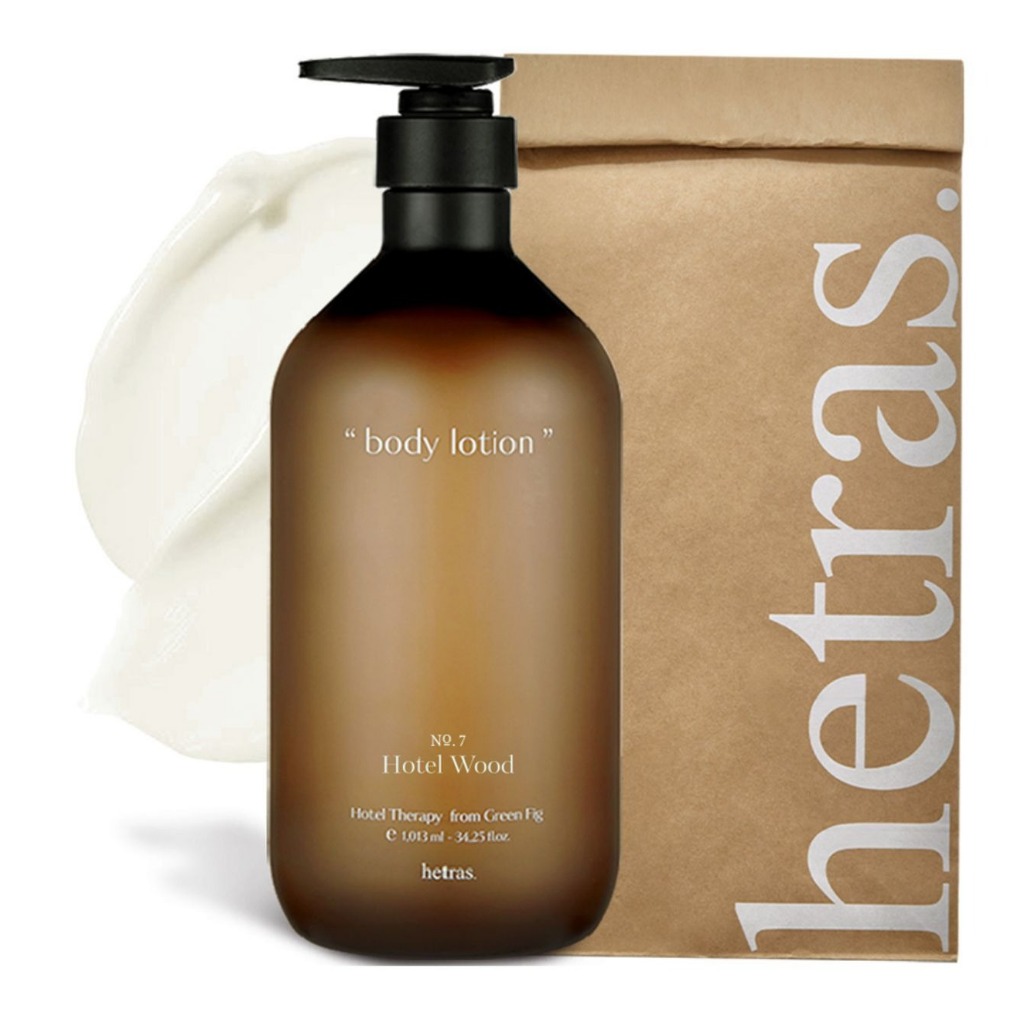 Dưỡng Thể HETRAS Hotel Therapy Body Lotion 1013ml – Hotel Wood