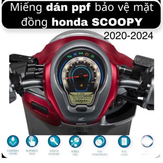 Miếng dán PPF SCOOPY 2025 ,SCOOPY 2020-2024,bảo vệ mặt đồng xe Honda SCOOPY 2025,SCOOPY 2020-2024