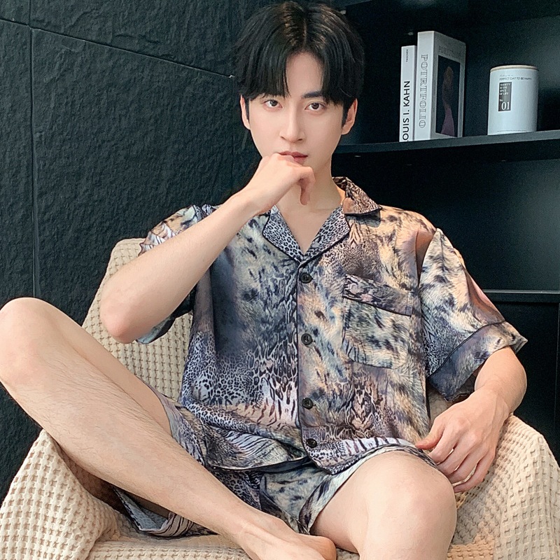 Bộ ngủ pijama nam, bộ pijama nam lụa cao cấp ngắn tay - Since Then
