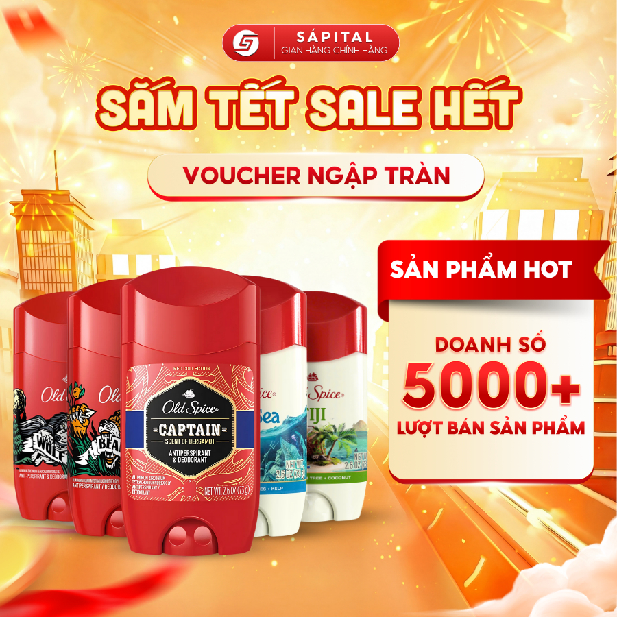  Lăn khử mùi Old Spice Chính hãng Mỹ | Sáp Khử mùi cơ thể - Ngăn mồ hôi - Đủ mùi hương 
