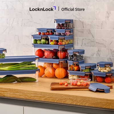 Hộp nhựa Tritan LocknLock Bisfree Modular Plus màu xanh navy