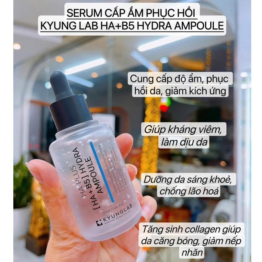 Serum HAB5 kyunglab cải thiện tình trạng da khô bong tróc,phục hồi dung tích 50ml-100ml(chính hãng k