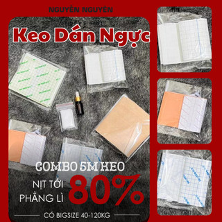 Combo 5m Keo Dùng Thử Các Loại - Cuộn Băng Miếng Keo Dính Dán Nịt Định Hình Ngực Cho Tomboy Nguyễn Nguyên