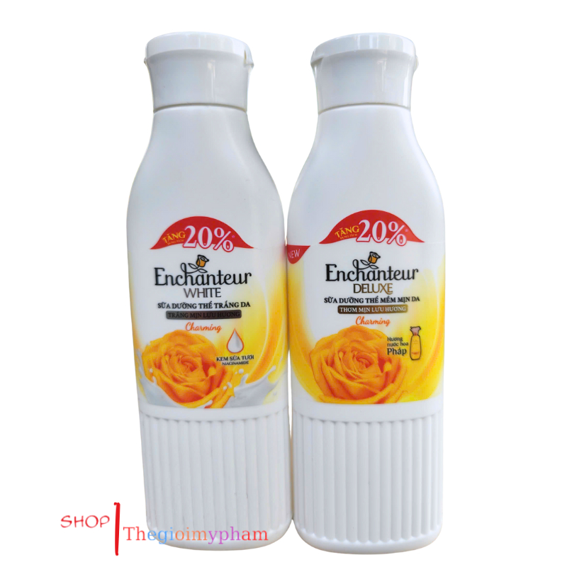 Kem Dưỡng Thể Enchanteur Dưỡng Ẩm Trắng Da 200g