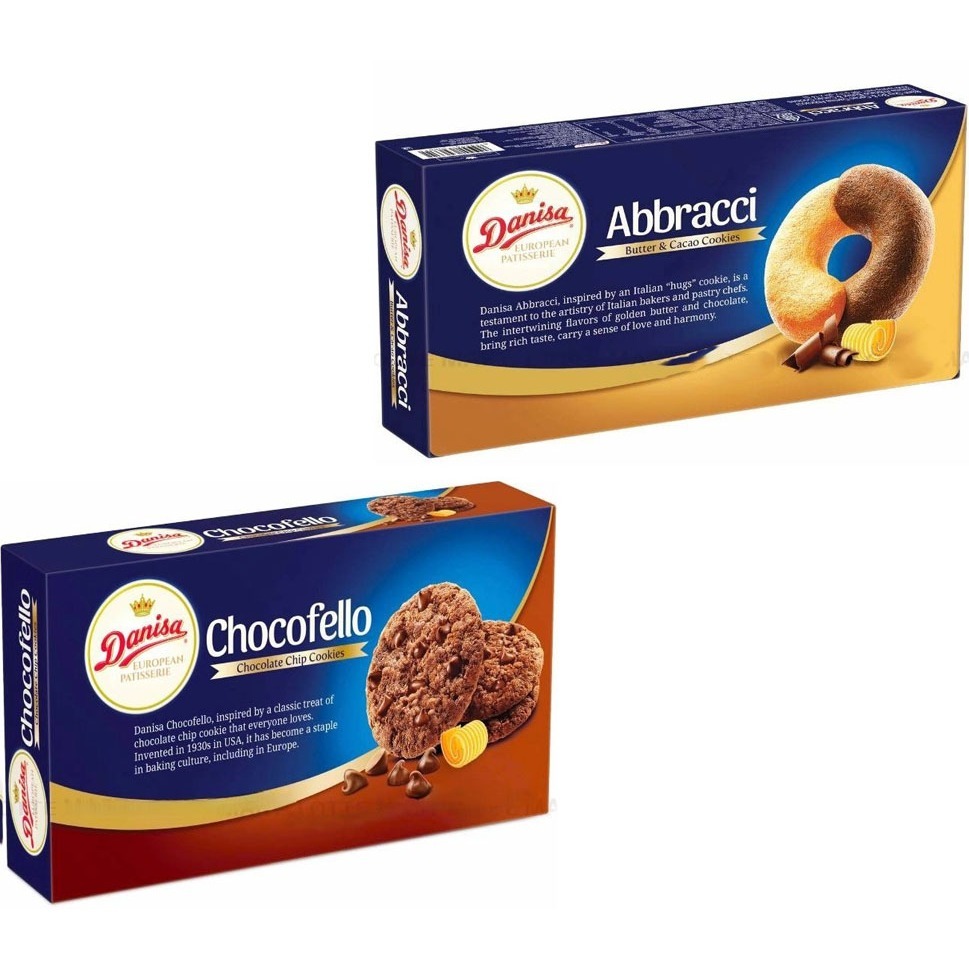[Q.3] BÁNH QUY DANISA BÁNH DANISA BÁNH QUY DANISA CHOCOFELLO Bánh Quy Danisa Chocofello Hộp 150G