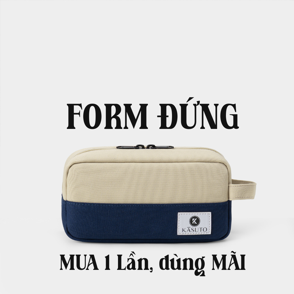 Bóp Viết Nhiều Ngăn KASUTO BRAND Zero Pencil Case Vải Canvas Chống Nước Đựng Máy Tính Mỹ Phẩm | BigBuy360 - bigbuy360.vn