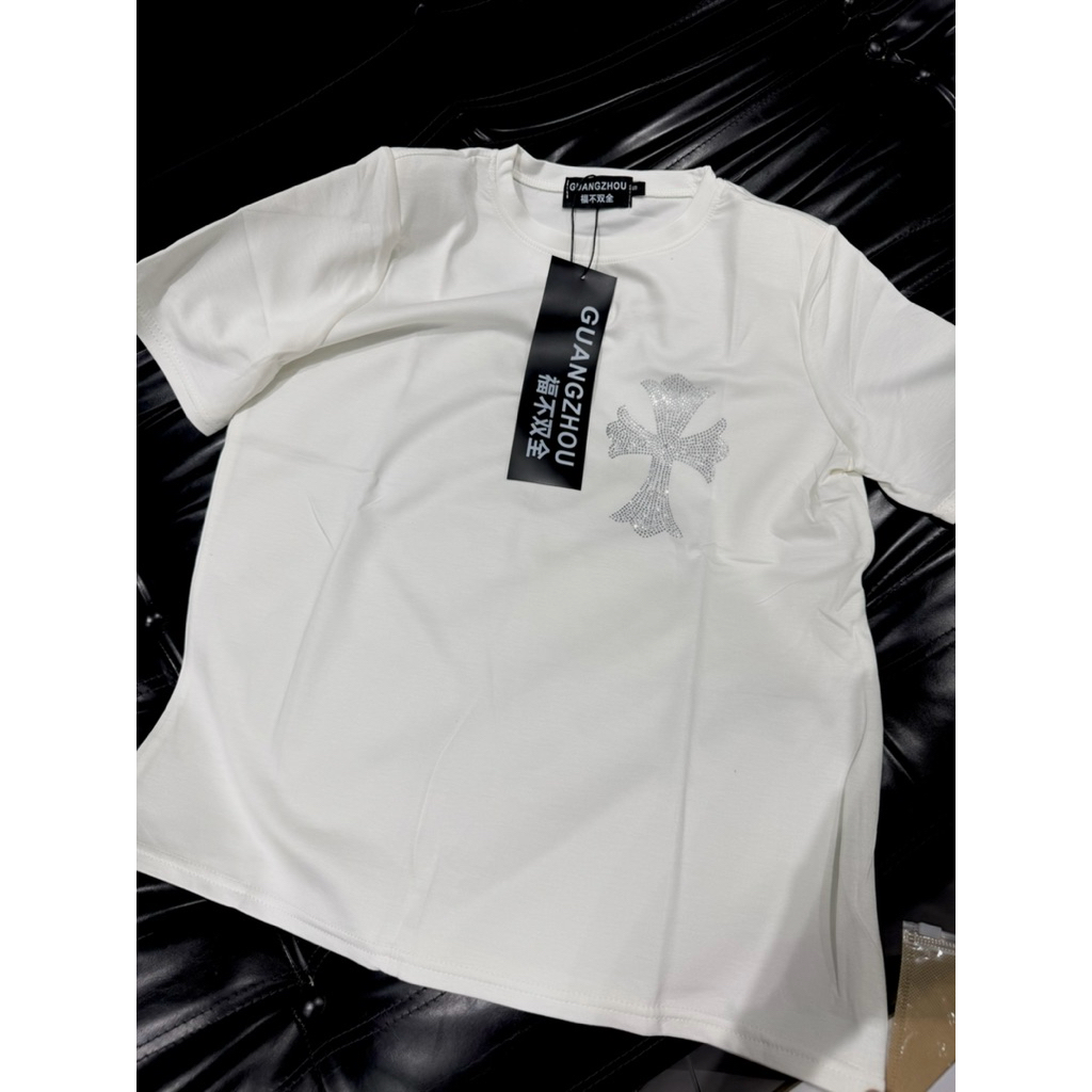 (Hoả tốc) Áo thun trắng freesize bling bling