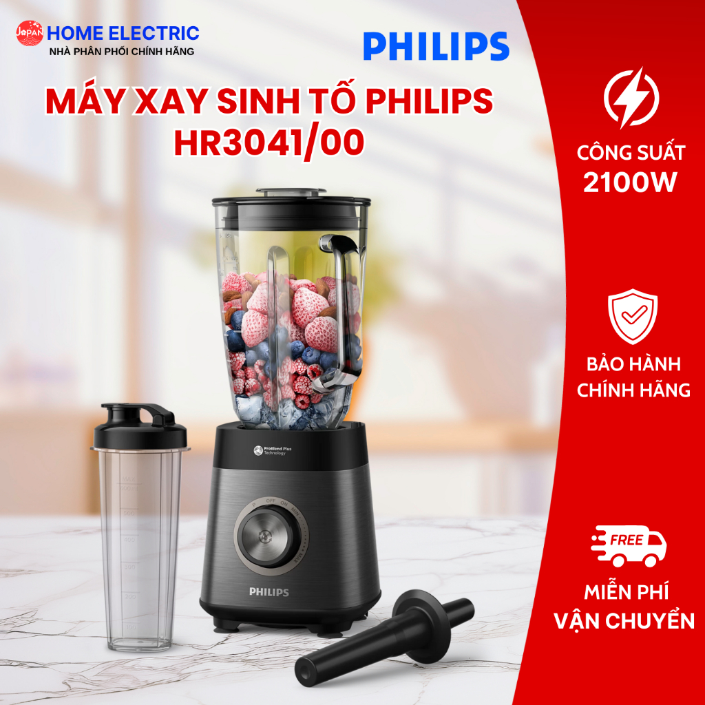 Máy xay sinh tố Philips HR3041/00 1200W