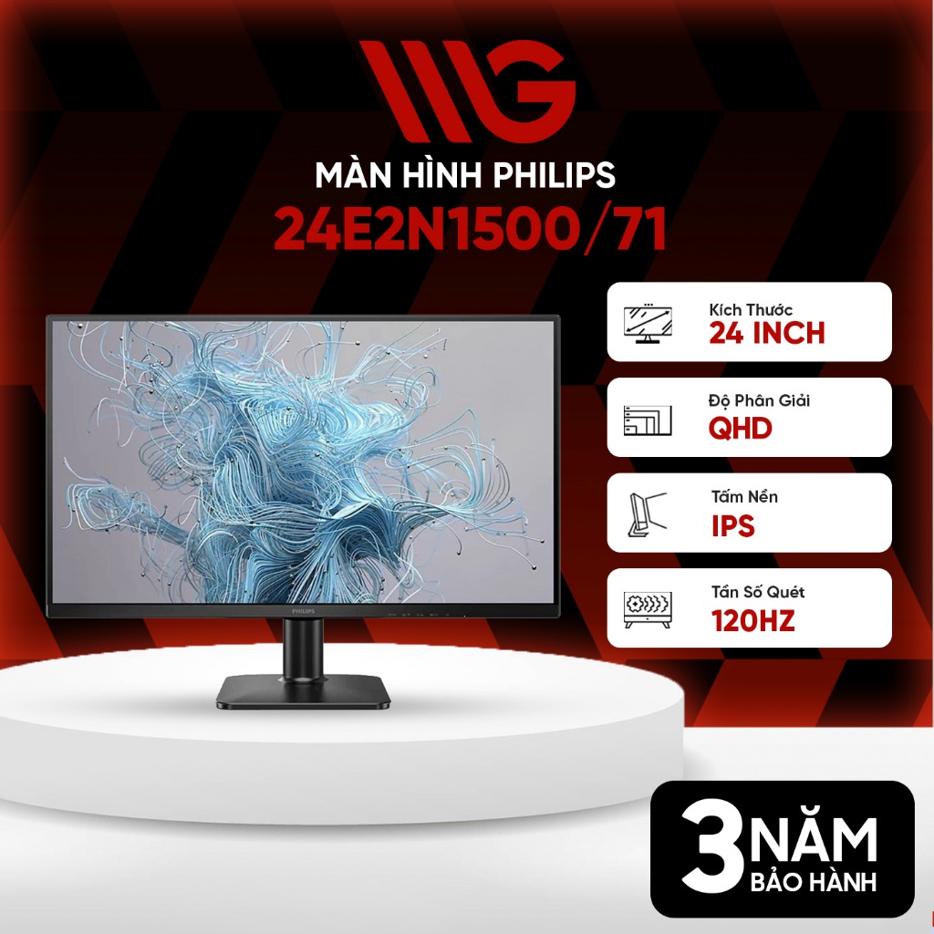 Màn hình Philips 24E2N1500/71 24 inch 2K 120Hz 1ms IPS - Bảo hành 36 tháng