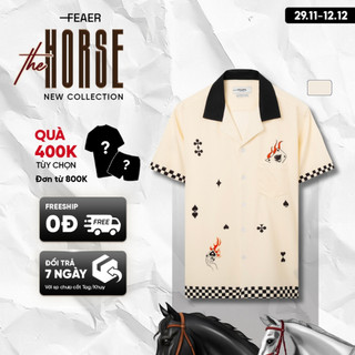   GIÁ CỰC TỐT   Áo sơ mi nam Suit Art tay ngắn vải lụa chéo mềm mại thoáng mát hình in trò chơi tết bền màu 