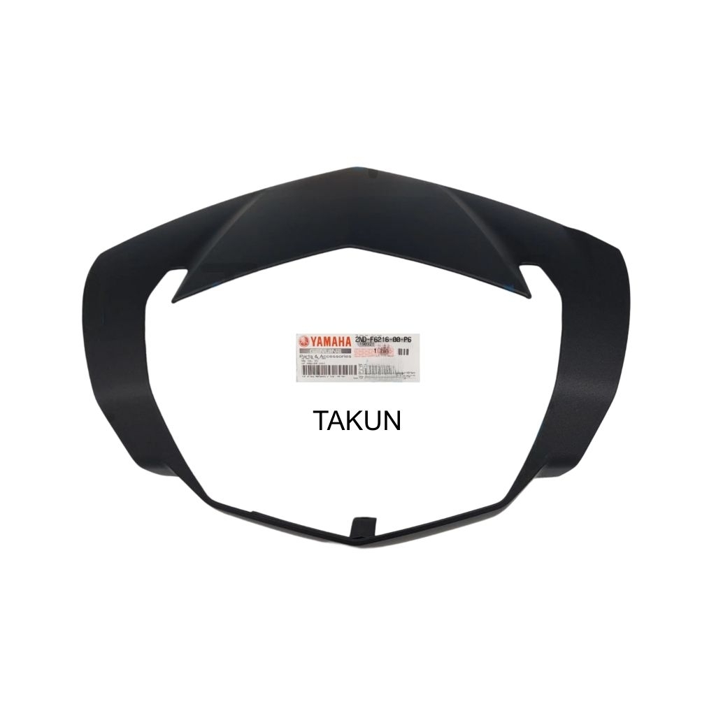 Nhựa ốp viền pha đèn, mão đầu trước xe EXCITER 150cc 2015... Đen mờ zin Yamaha 2ND-F6216-00-P6