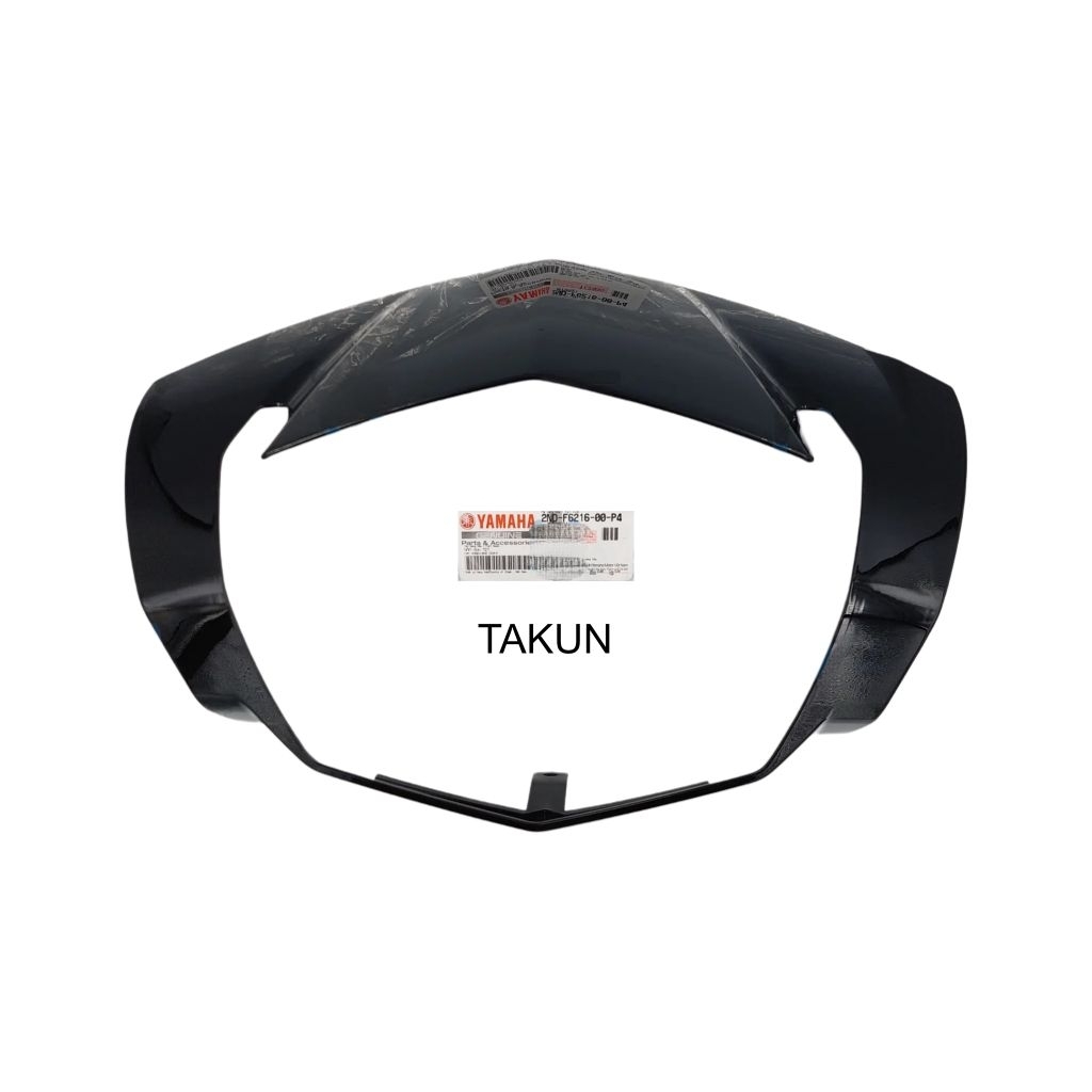 Nhựa ốp viền pha đèn, mão đầu trước xe EXCITER 150cc 2015... Đen bóng zin Yamaha 2ND-F6216-00-P4