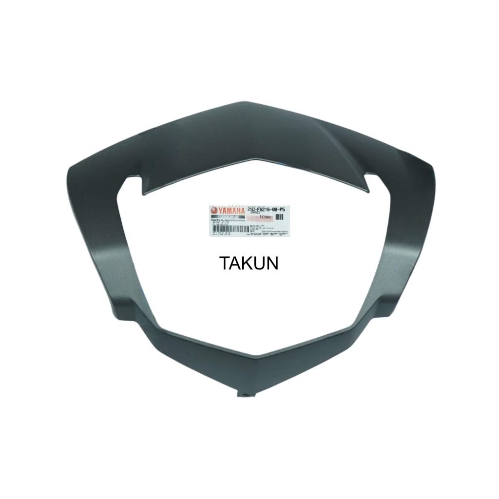 Nhựa ốp viền pha đèn, mão đầu trước xe EXCITER 150cc 2015... Xám mờ zin Yamaha 2ND-F6216-00-P5