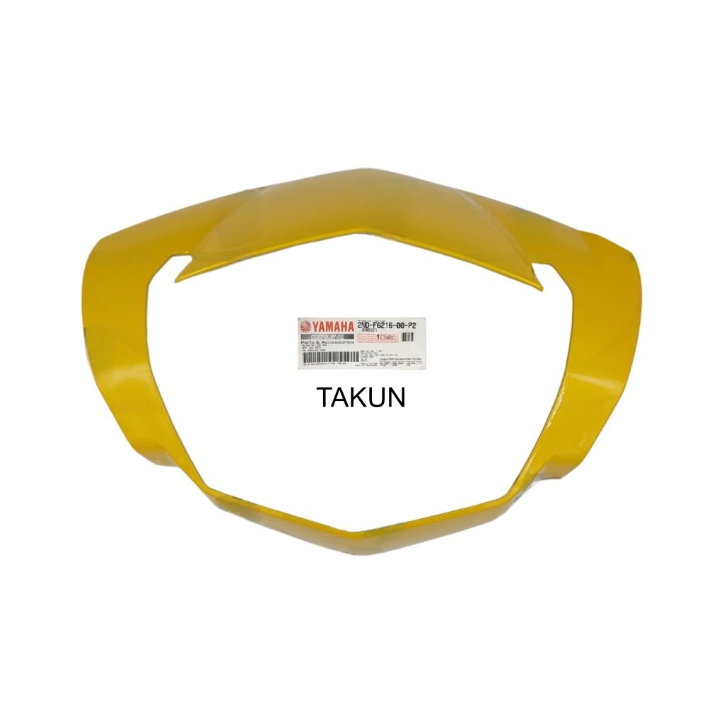 Nhựa ốp viền pha đèn, mão đầu trước xe EXCITER 150cc 2015... Vàng zin Yamaha 2ND-F6216-00-P2