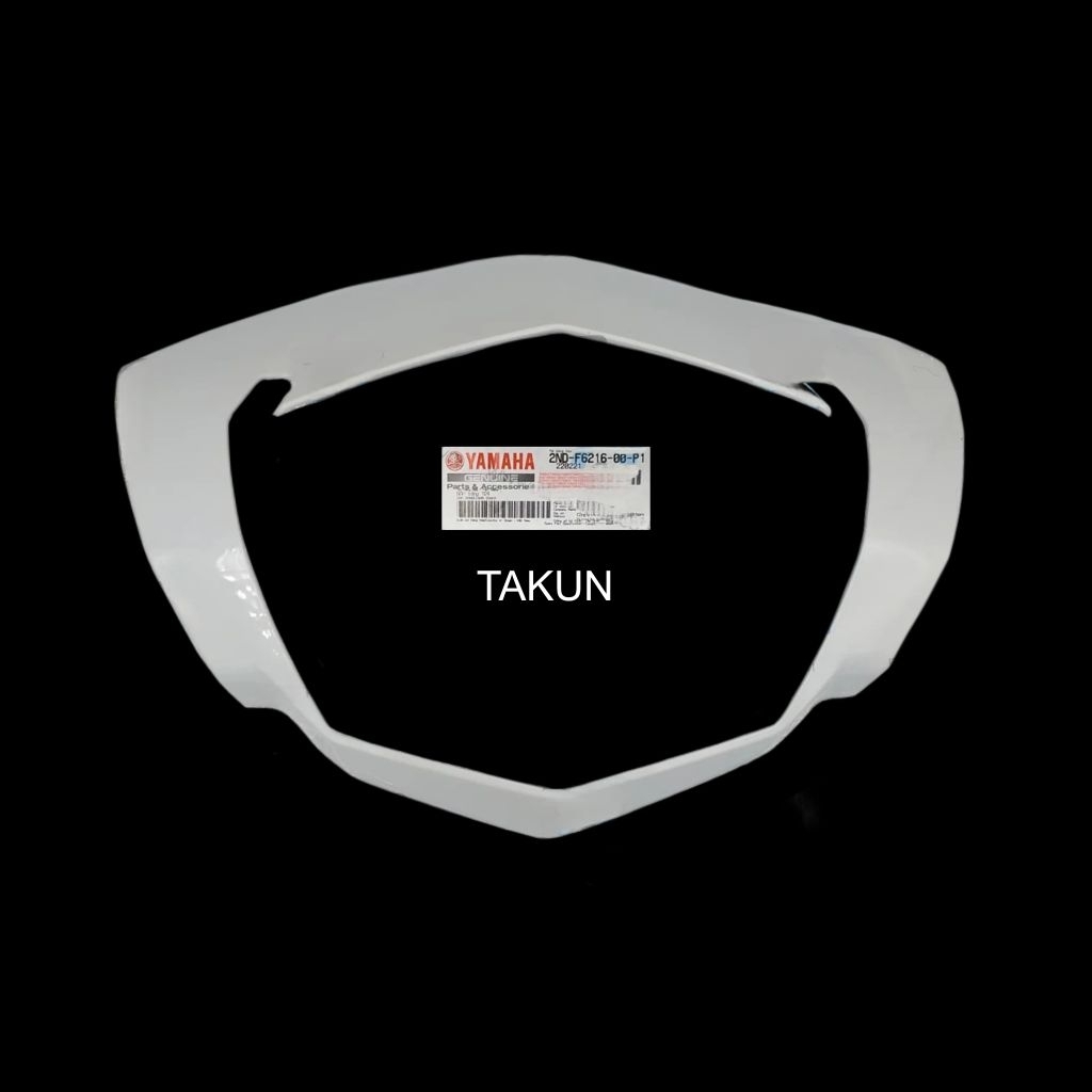 Nhựa ốp viền pha đèn, mão đầu trước xe EXCITER 150cc 2015... Trắng zin Yamaha 2ND-F6216-00-P1