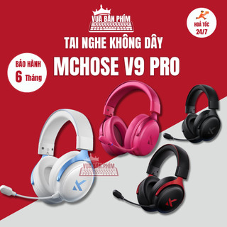  Tai nghe Mchose V9 PRO không dây bluetooth gaming 3 Chế Độ Kết Nối Âm Thanh Vòm 7.1 Chống Ồn Pin 250H Nhẹ 250gram 