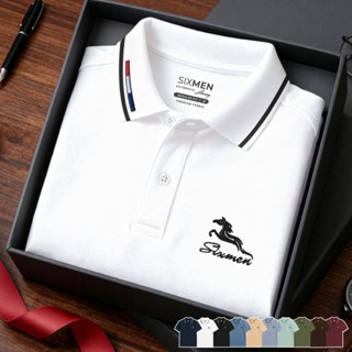 Áo polo nam MÃ ĐÁO THÀNH CÔNG [Tặng hộp gói quà] Vải FeelMax Phom chuẩn, Sang trọng - SIXMEN