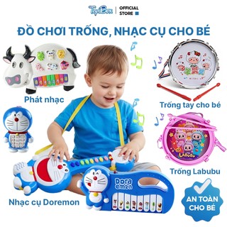  Đồ Chơi Trống Cỡ Lớn Kèm 2 Cây Gõ Cho Bé Bộ Gõ Tay Trống Nhạc Cụ An Toàn 
