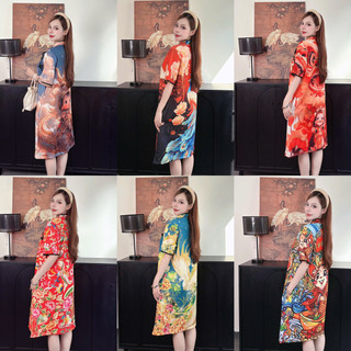 Đầm Sườn Xám Cách Tân 3D