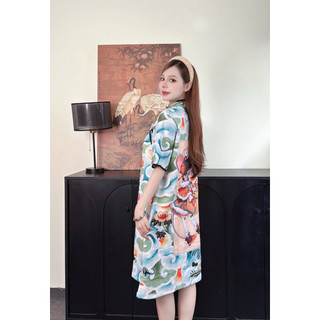 Đầm Sườn Xám Cách Tân 3D