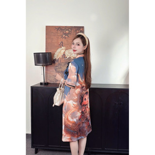 Đầm Sườn Xám Cách Tân 3D