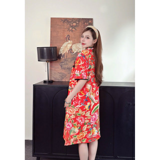 Đầm Sườn Xám Cách Tân 3D