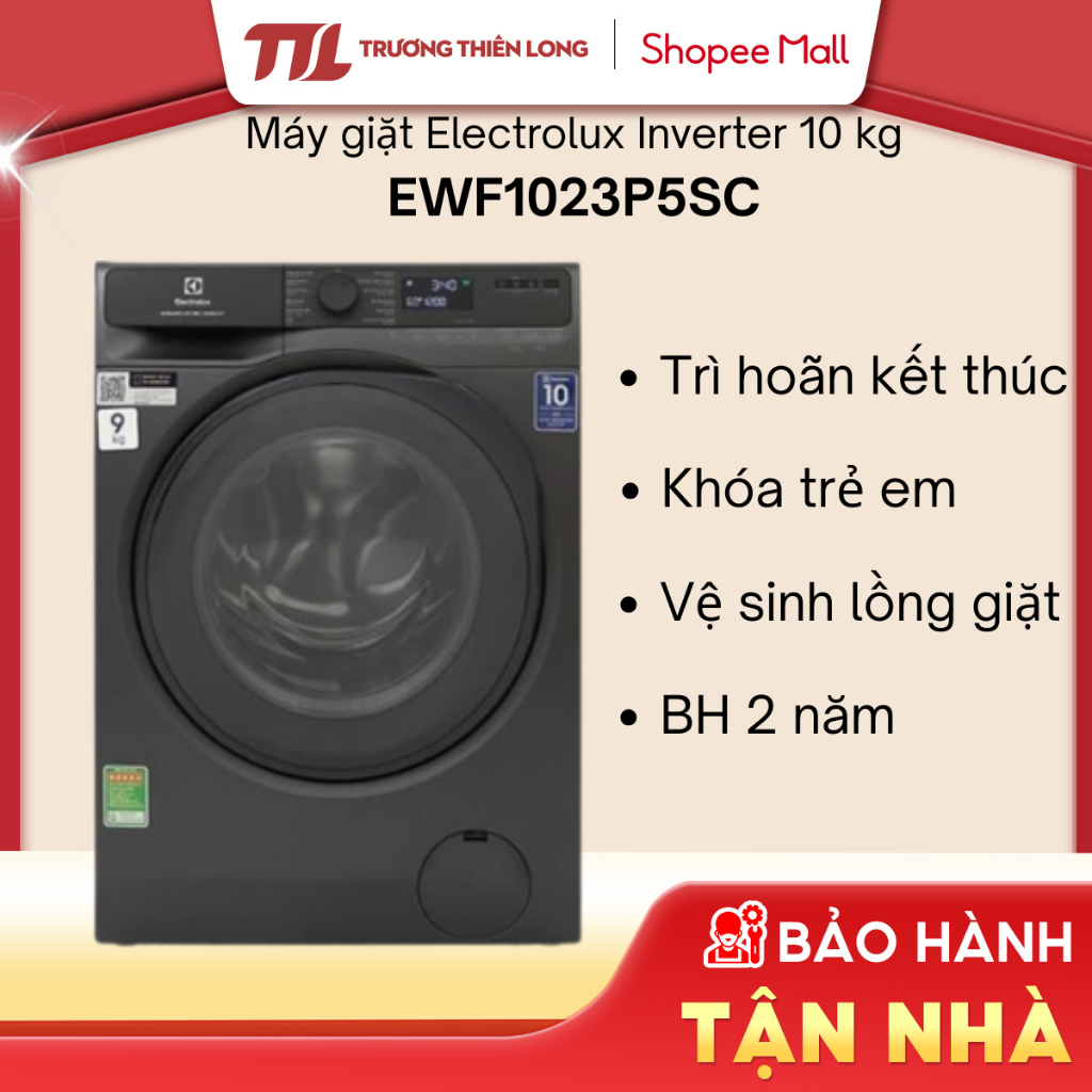 EWF9023P5SC / EWF9023P5WC / EWF9025DQWB - Máy Giặt Lồng Ngang ELECTROLUX Inverter 9 Kg [TOÀN QUỐC]