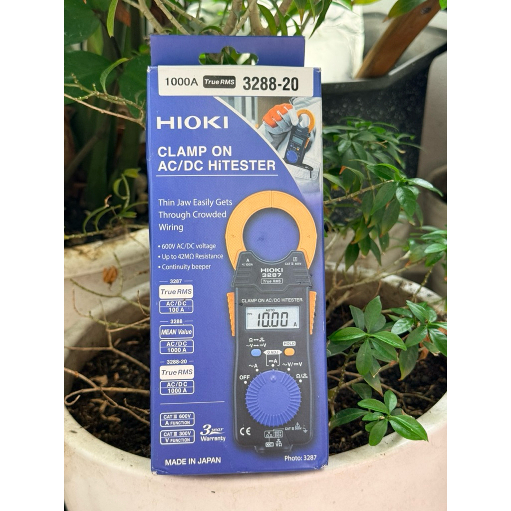 Hioki 3288-20 Ampe Kìm Đo Dòng Điện AC/DC 1000A TrueRMS