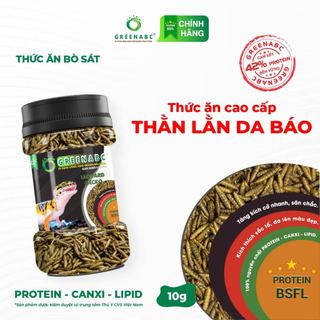 Thức ăn Thằn Lằn Da Báo GREENABC - Bổ sung Protein, Canxi và Lipid - Hộp 10g