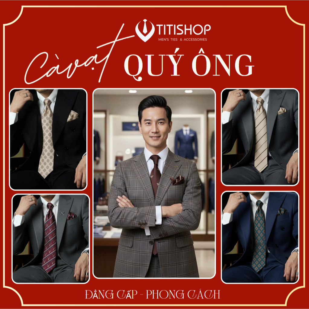 ( Hỏa Tốc ) Bộ Cavat & Khăn Cài Túi Qúy Ông Chuẩn Cao Cấp ,Khăn Cài Túi Qúy Ông, Pocket Square,Cavat