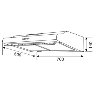 Máy Hút Mùi CANZY CZ 2277BB (2025) 507B - 70cm, Hiệu Quả, Bền Bỉ, Bảo Hành 2 Năm