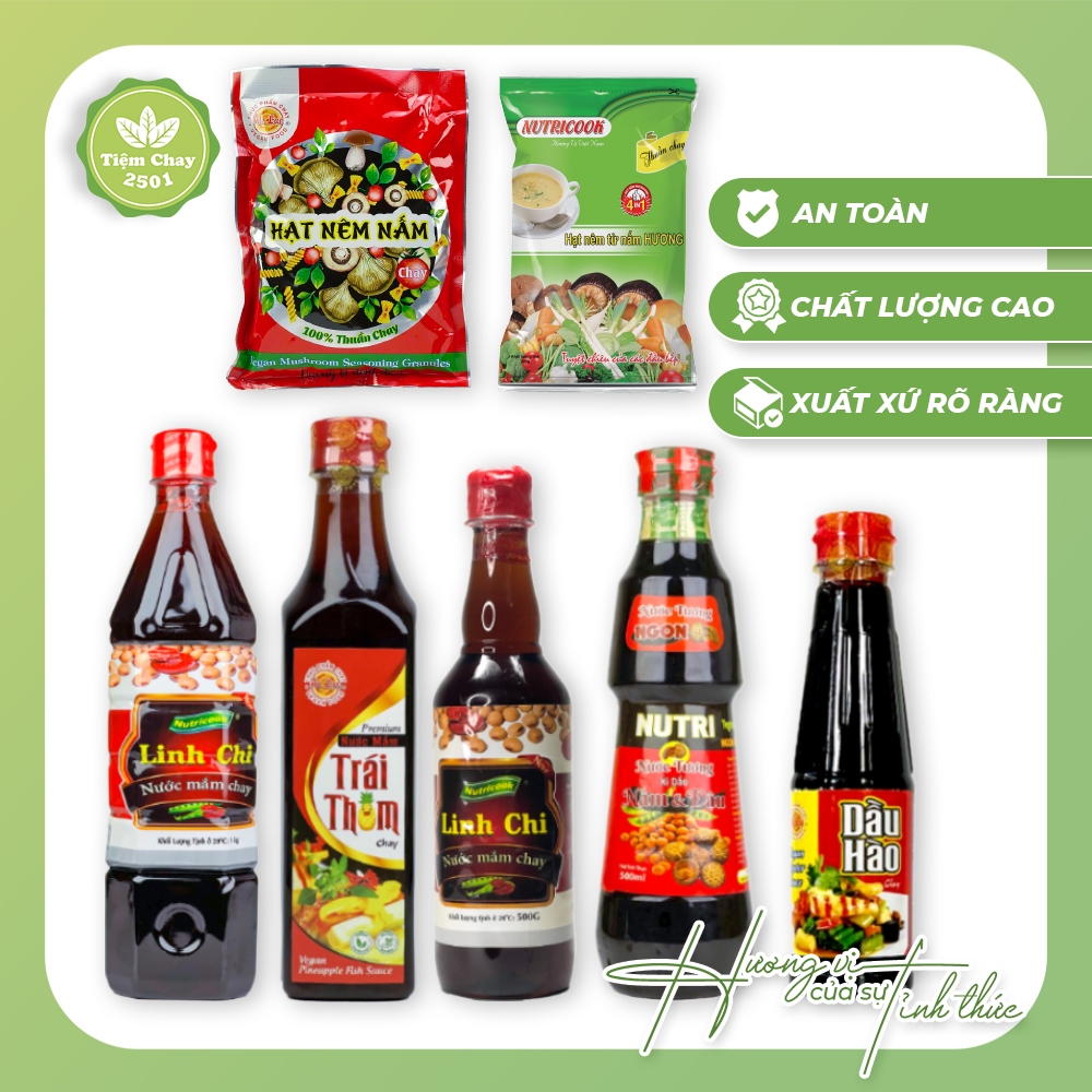 Gia vị chay | Thực phẩm chay cao cấp | Tiệm Chay 2501