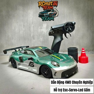 Xe Điều Khiển Drift Nissan GTR Japan 1/16 có Servo, Điều Tốc, Có Pin Sạc, Đèn Gầm