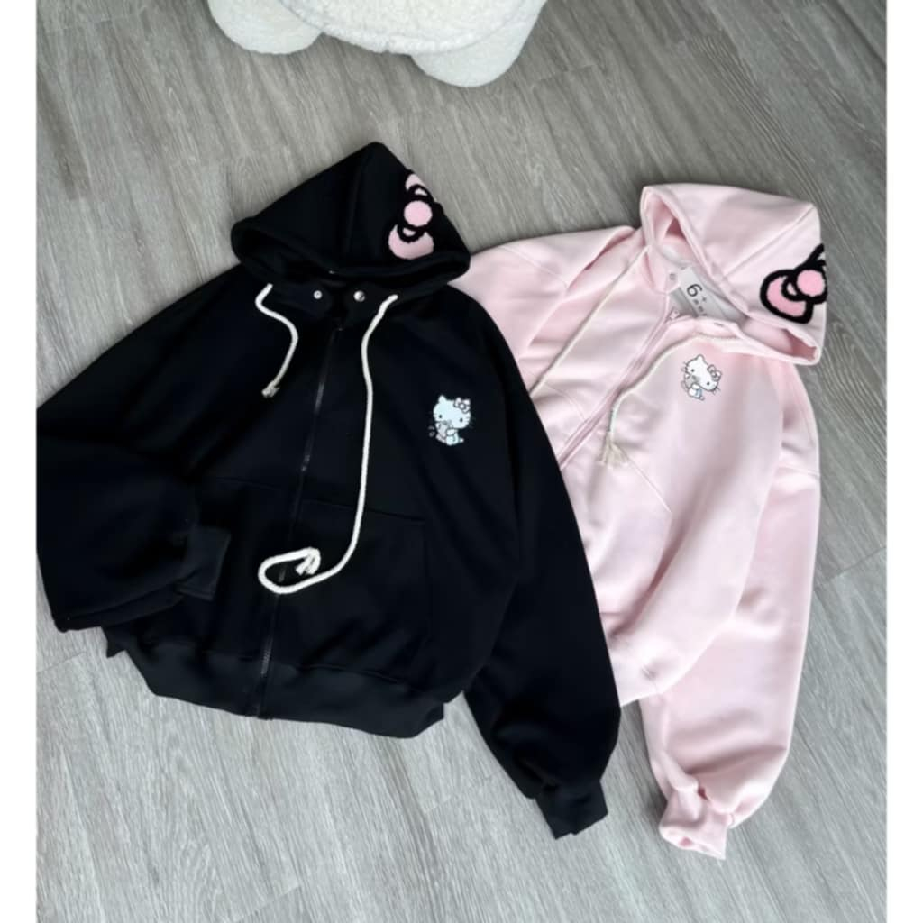 [RẺ VÔ ĐỊCH] Áo Khoác hoodie áo khoác nữ zip hoodie unique Fashion cozy Thanh lịch