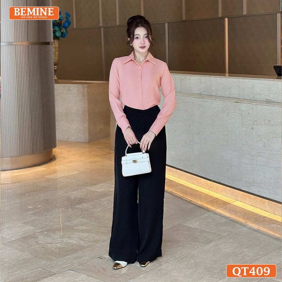 Quần tây nữ BEMINE suông dài-QT409