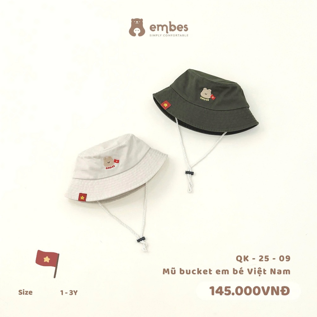 Mũ Bucket em bé Việt Nam Embes Bíp Bíp House