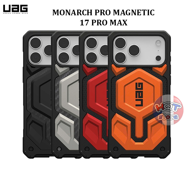 Ốp lưng chống sốc UAG Monarch Pro Magnetic IP 17 Pro Max chính hãng