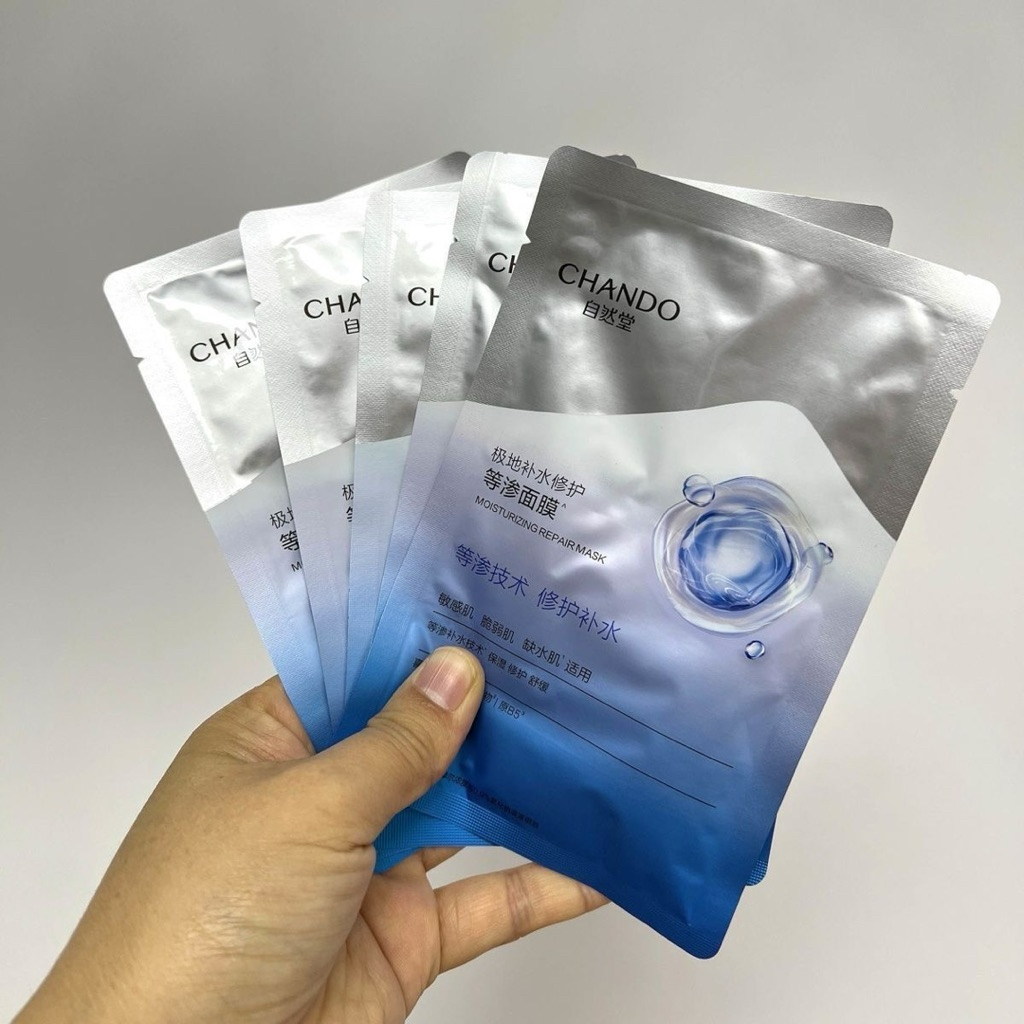 16 Miếng Mặt nạ CHANDO hỗ trợ phục hồi chứa Probiotic Chando Himalaya