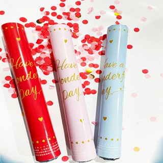 Pháo giấy tròn - pháo kim tuyến - pháo hoa mùa xuân - Pháo Tết - ống phụt lễ hội xoay tay 40cm - 30cm -11cm nhiều màu