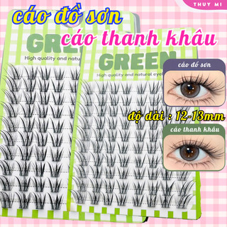  Mi Giả Cụm Cáo Hồ Ly Đồ Sơn  Cáo Thanh Khâu 10 Hàng K09 K10 Độ Dài 11-16mm GREEN Thủy Mi 