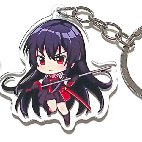 Móc khóa acrylic anime Akame chất lượng cao.