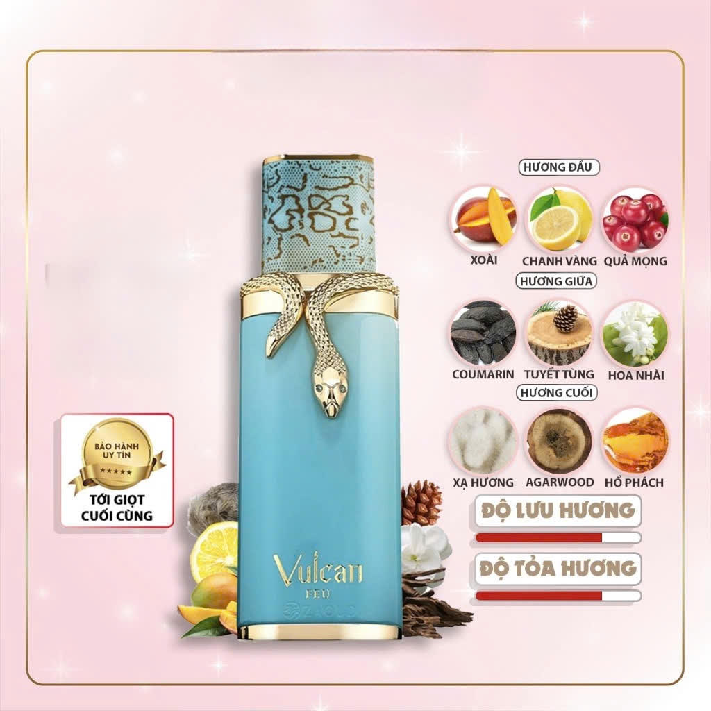 Nước Hoa Unisex French Avenue Vulcan Feu , Chiết Fullbox 10ml , Gợi cảm Phóng khoáng , Nước Hoa Chiế