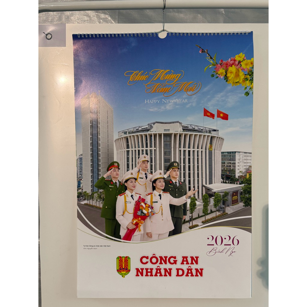 LỊCH 5 Tờ CÔNG AN NHÂN DÂN 2026